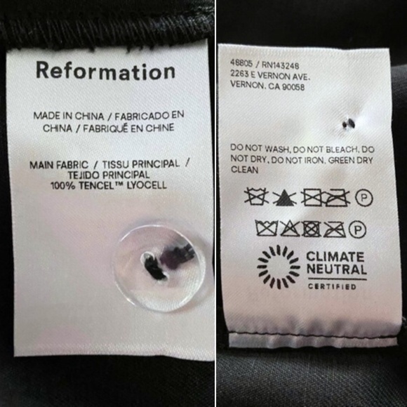 NEW Reformation Cairo Maxi Skirt Black 10 - Picture 12 of 17